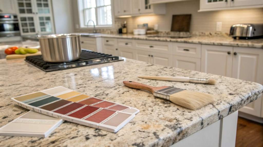 How to Paint Granite Countertops